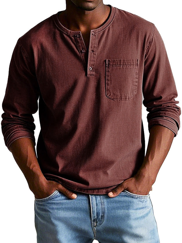 Chemise Vintage Thomas™ à Longues Manches