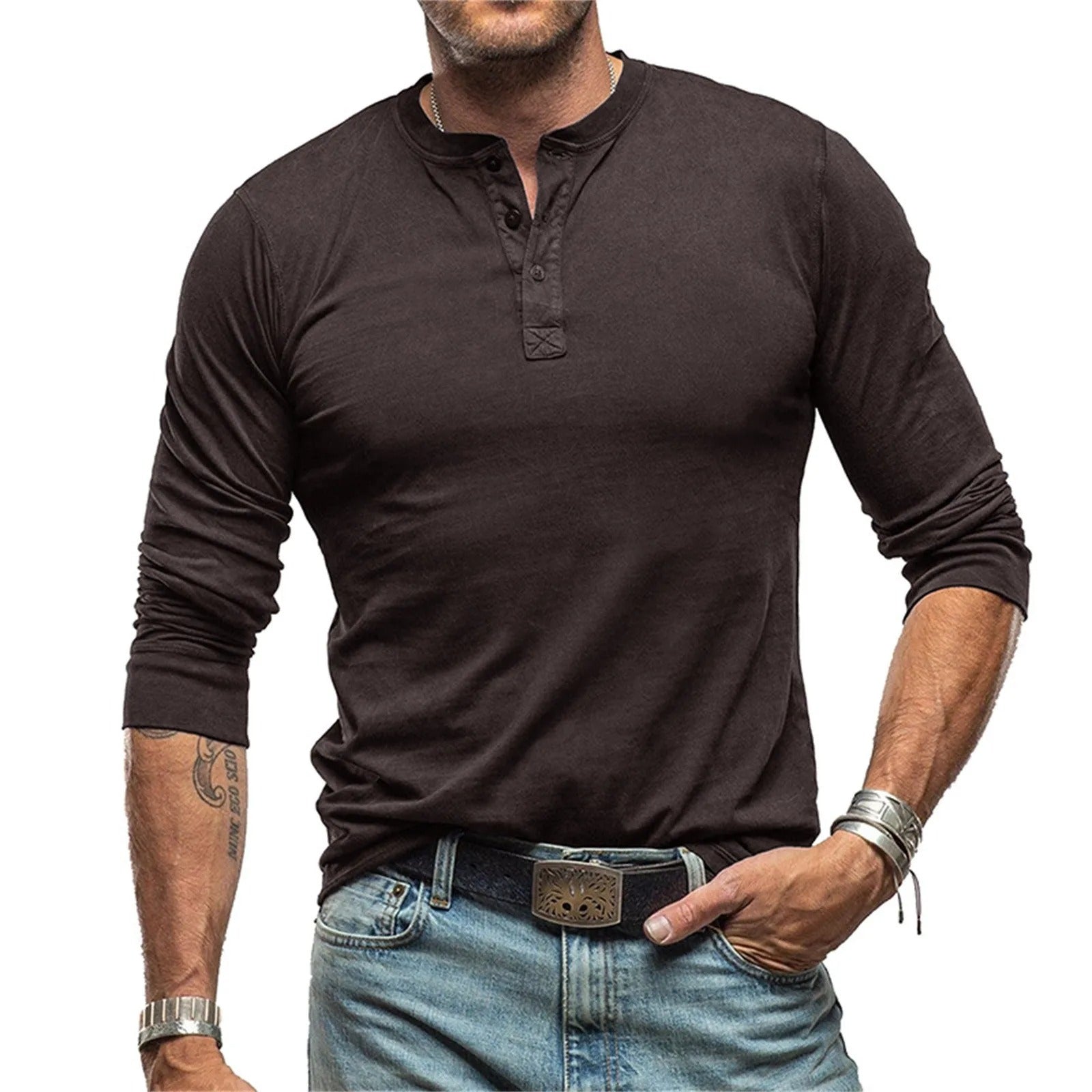 Chemise à manches longues vintage Darell™