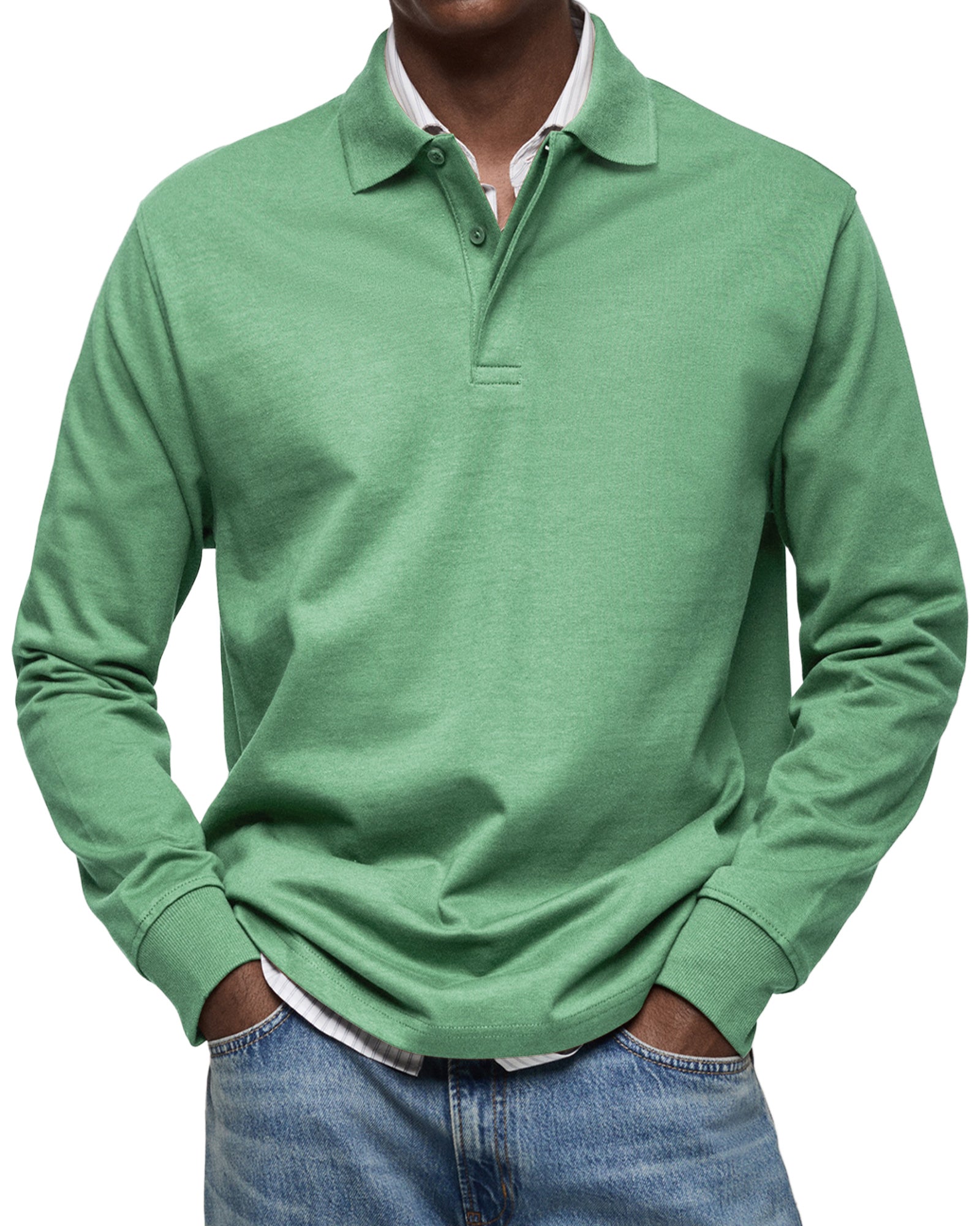 Polo Casual Alexandre™ à Manches Longues