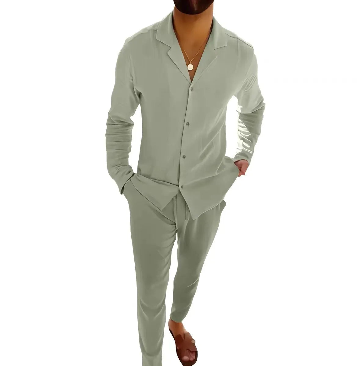 Nomu&Kael® | Ensemble Homme en Lin d’Été
