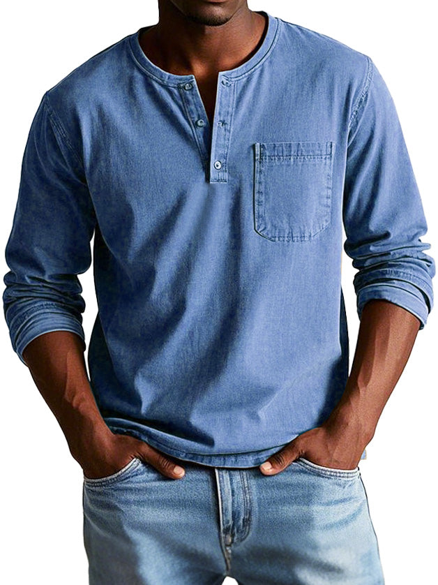 Chemise Vintage Thomas™ à Longues Manches