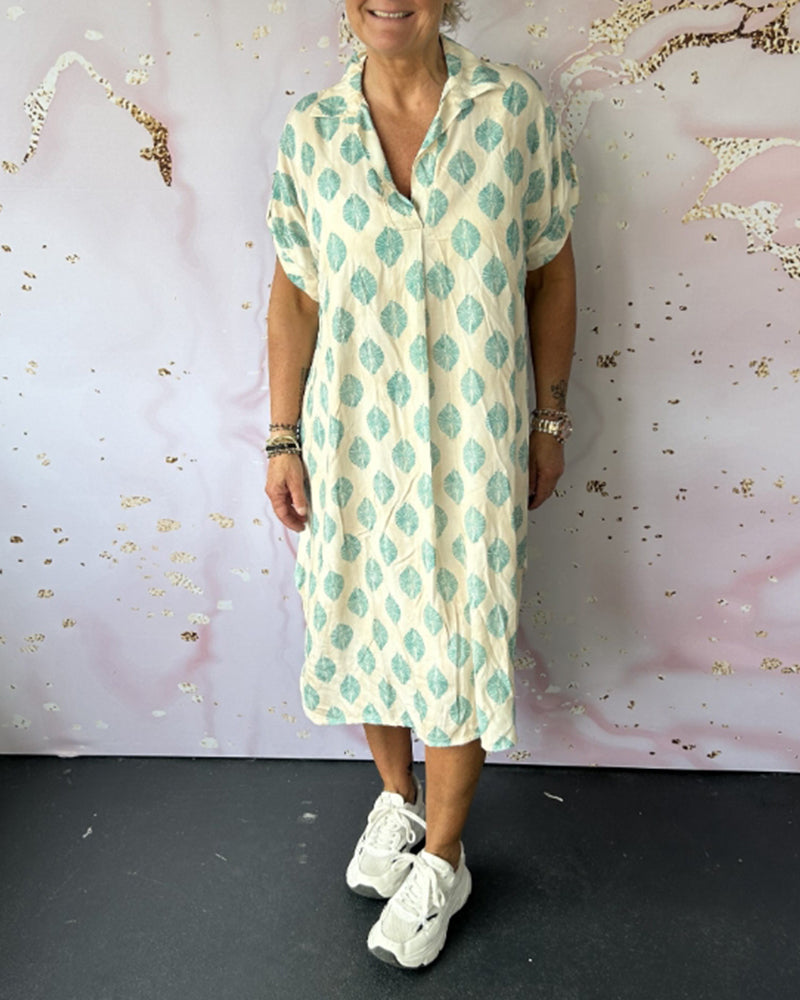 Lisette™ | Robe Chemise Fluide et Moderne