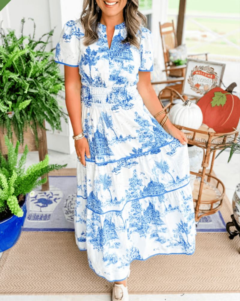 NIDOLI - Imprimé Maxi Robe