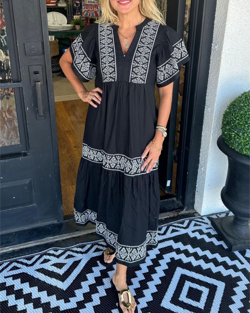 SIARI - Bohemian Maxi Dress