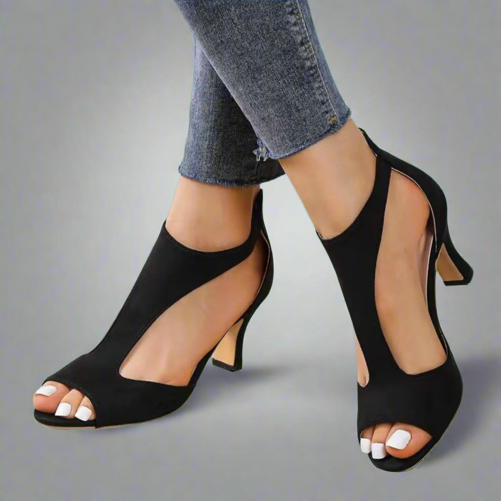 Heidrun | Sandales élégantes et confortables avec talon