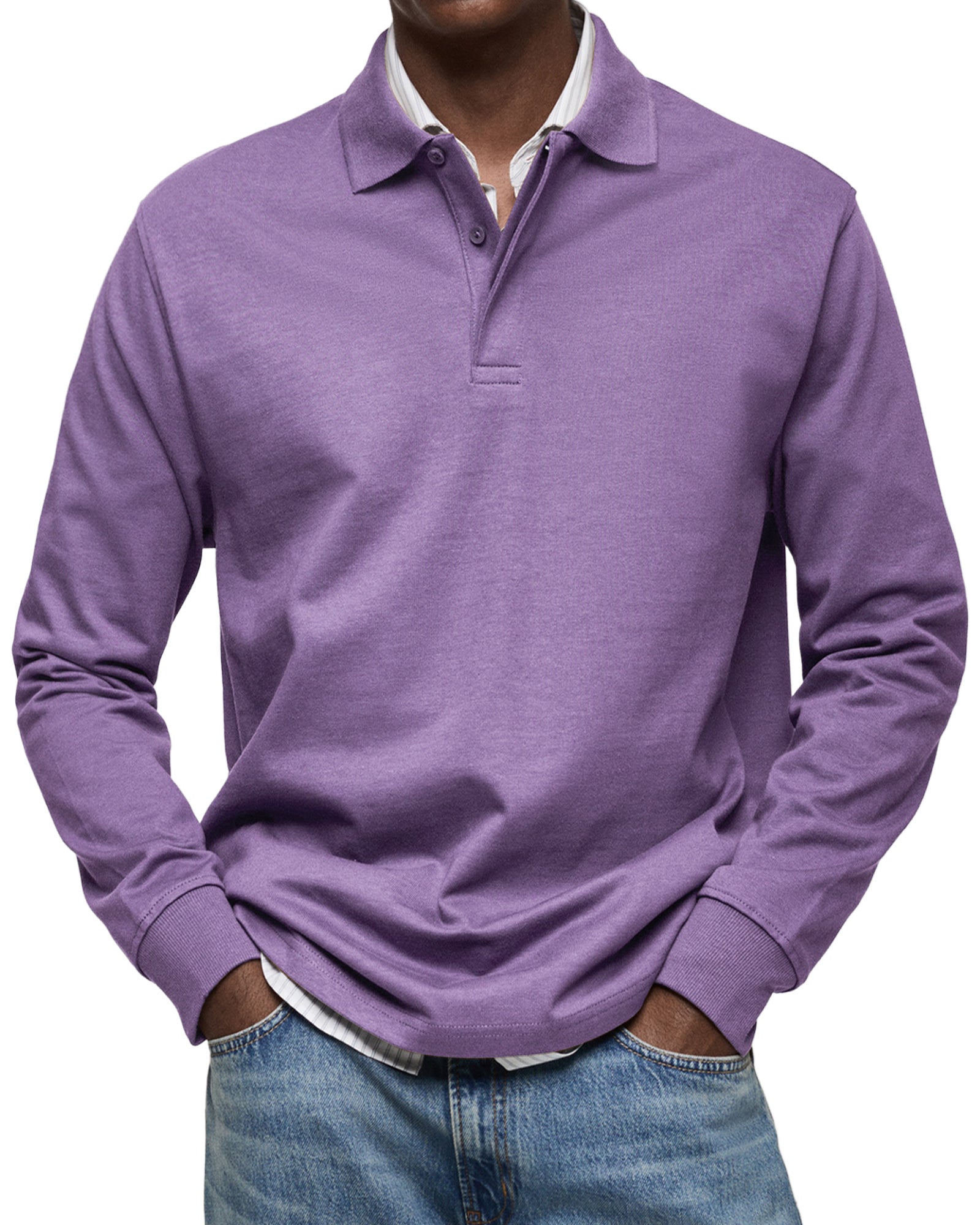 Polo Casual Alexandre™ à Manches Longues