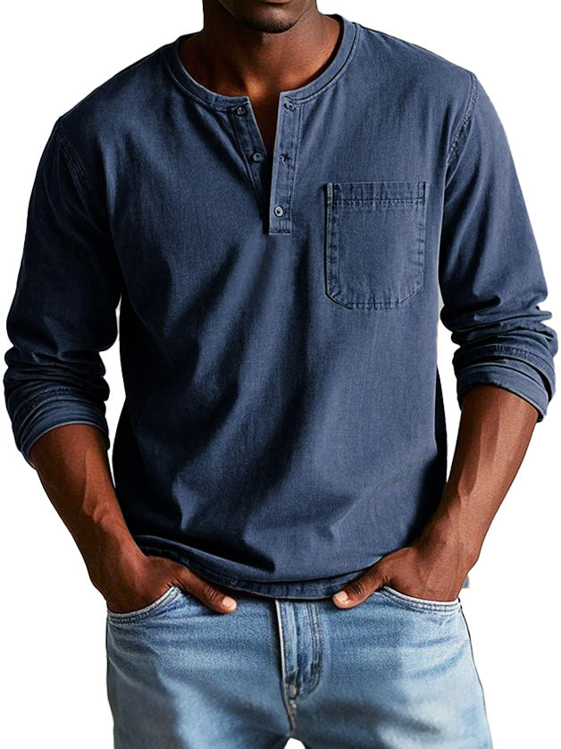 Chemise Vintage Thomas™ à Longues Manches