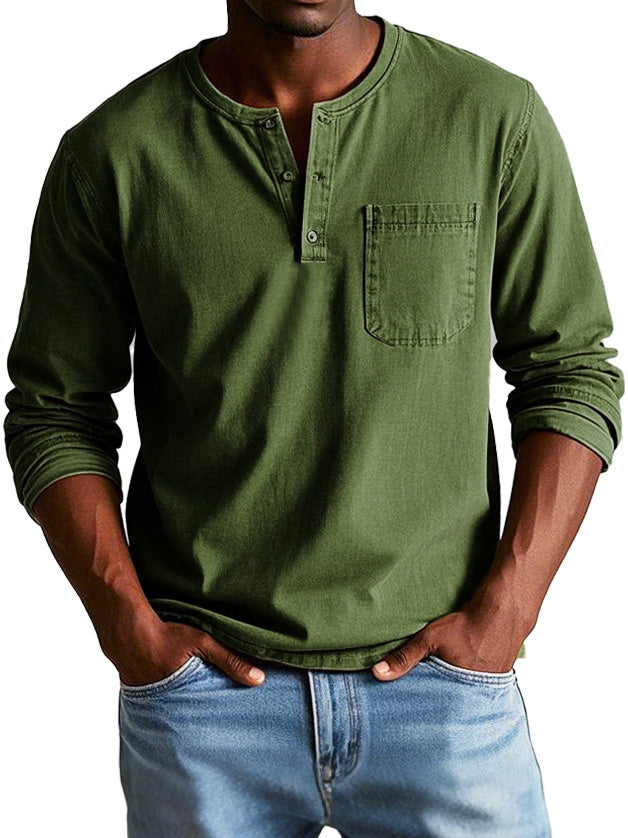 Chemise Vintage Thomas™ à Longues Manches