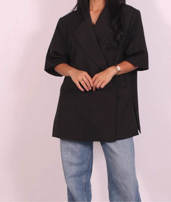 NOMU&KAEL | Blazer jaune beurre