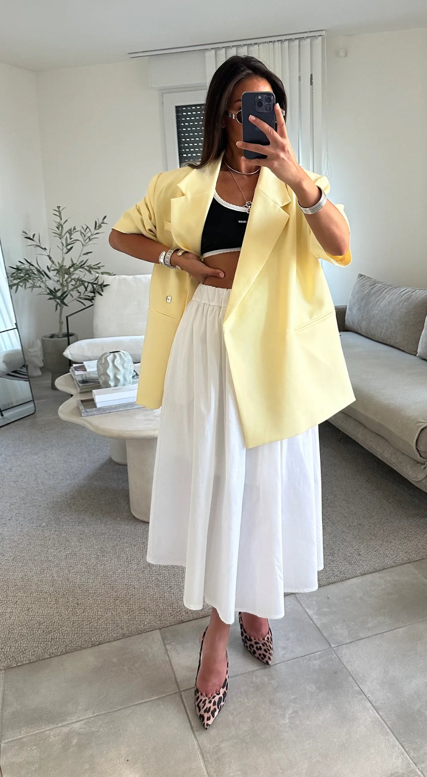 NOMU&KAEL | Blazer jaune beurre