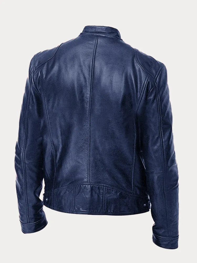 Tobias™ - Veste en cuir casual