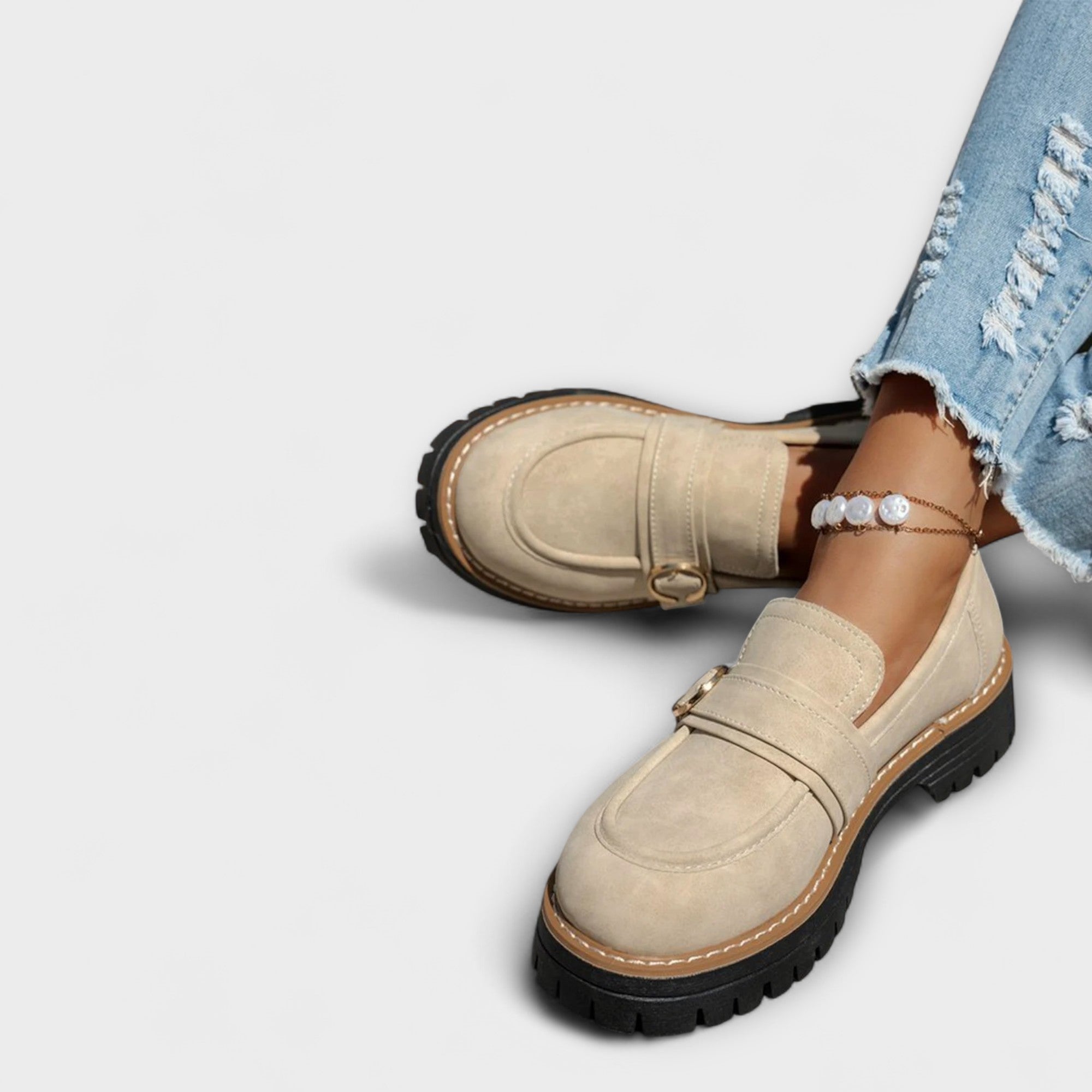 Lora – Mocassins Décontractés avec Bout Rond