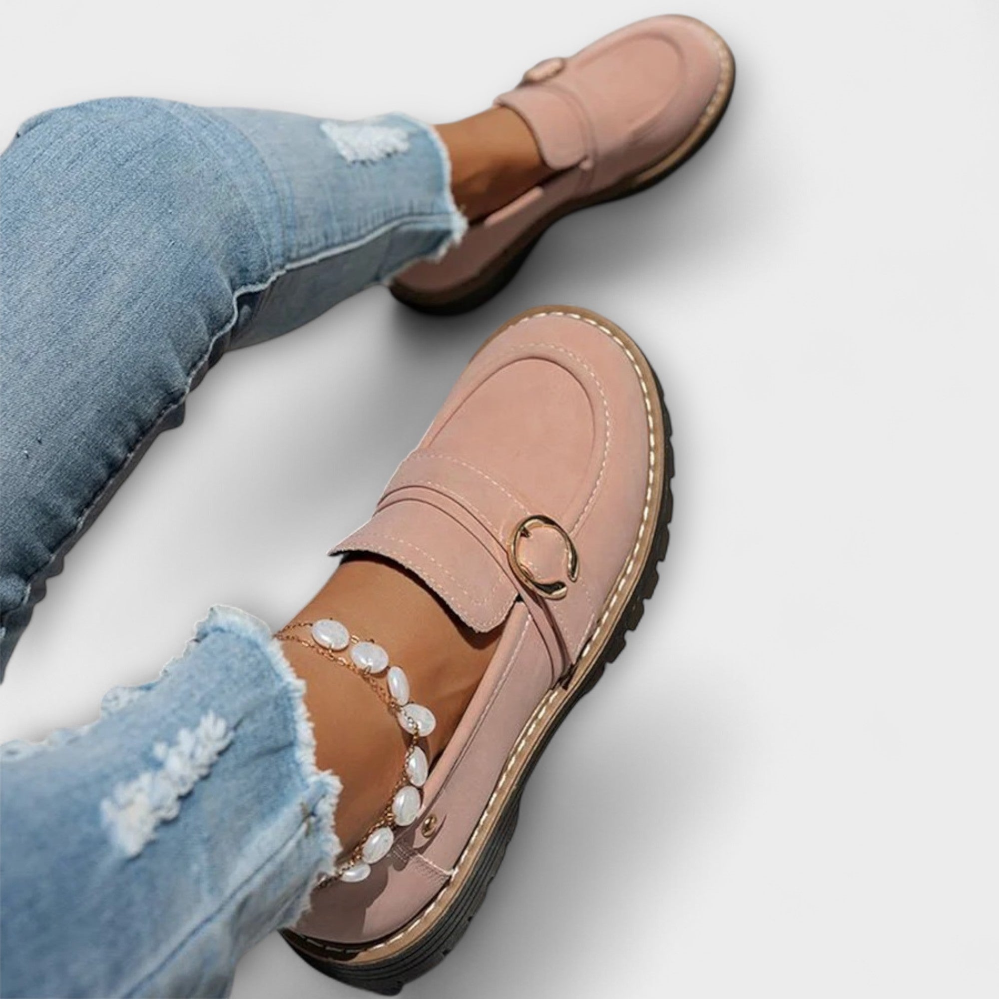 Lora – Mocassins Décontractés avec Bout Rond