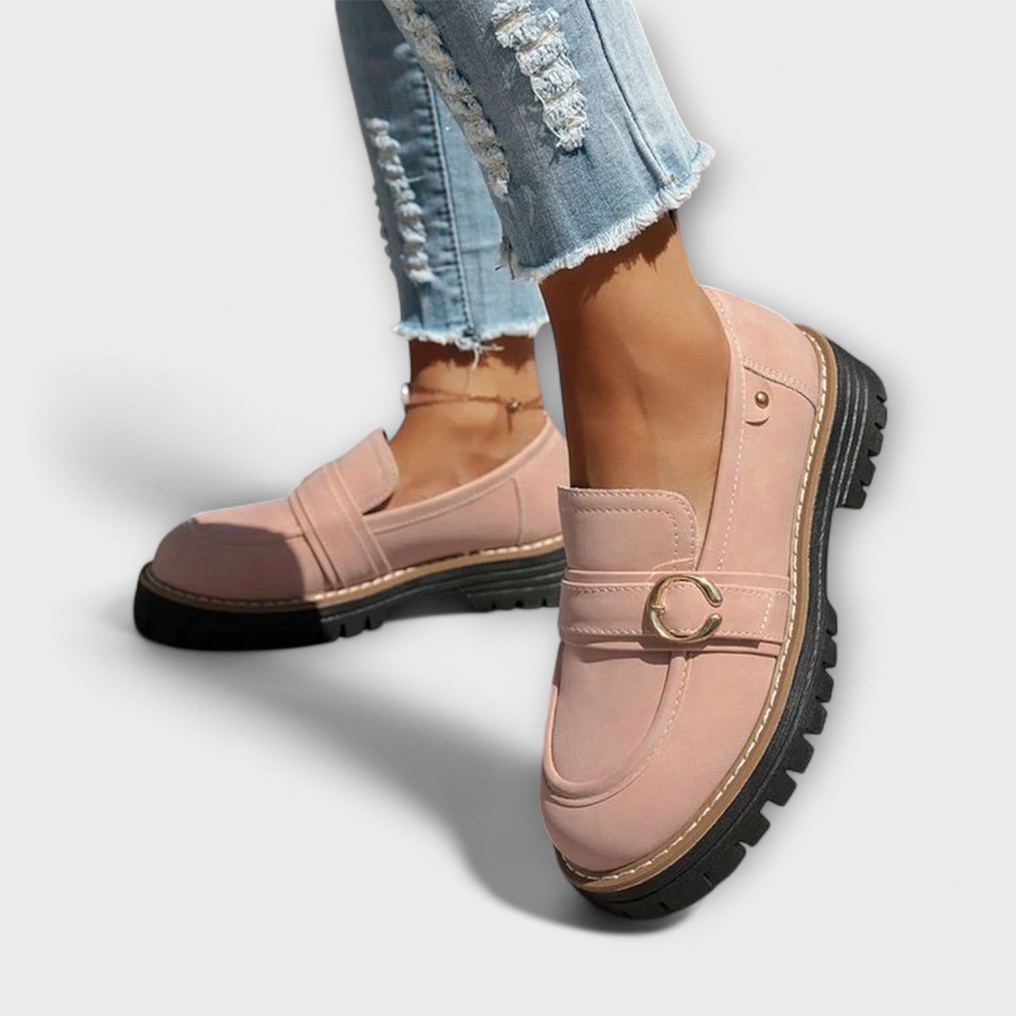 Lora – Mocassins Décontractés avec Bout Rond