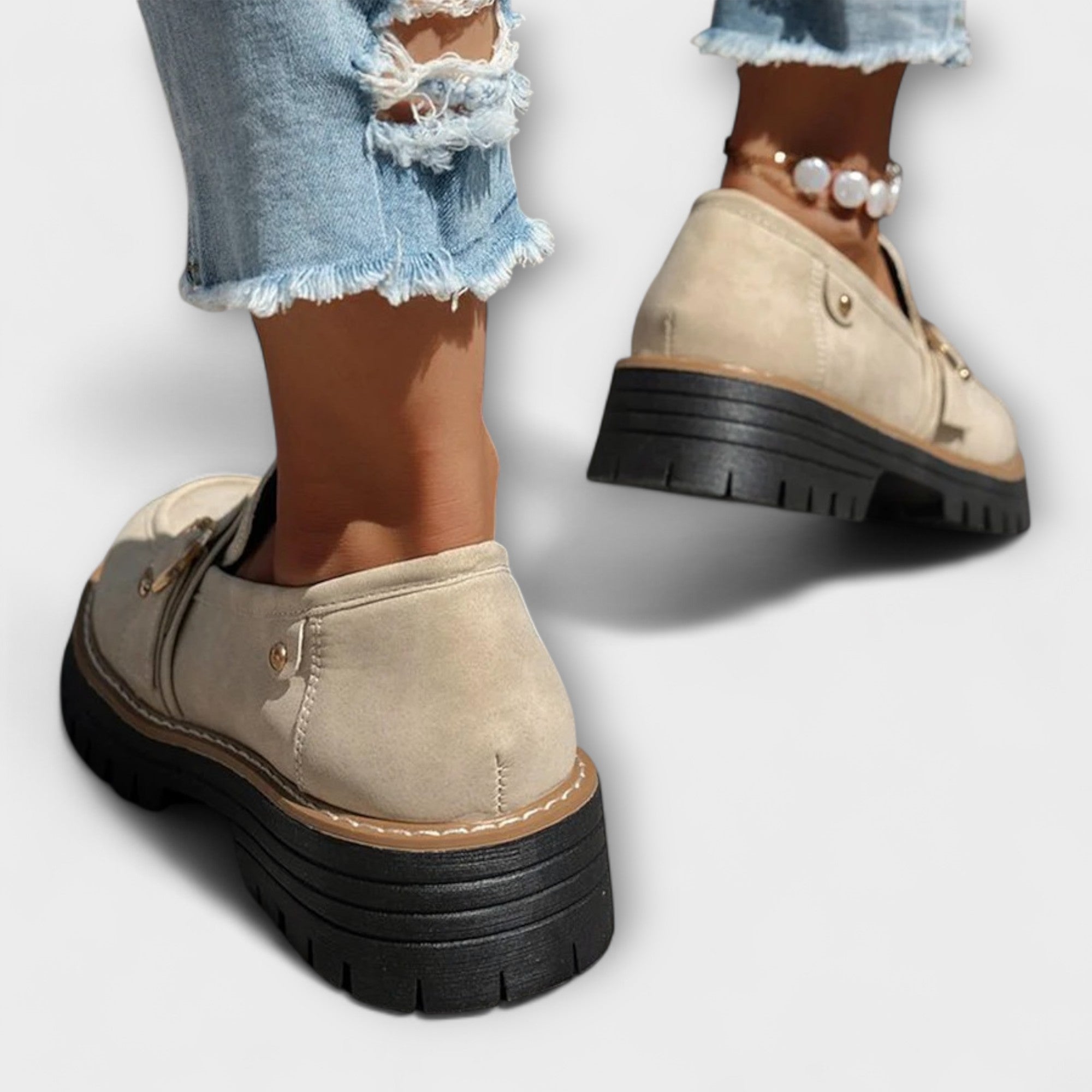 Lora – Mocassins Décontractés avec Bout Rond
