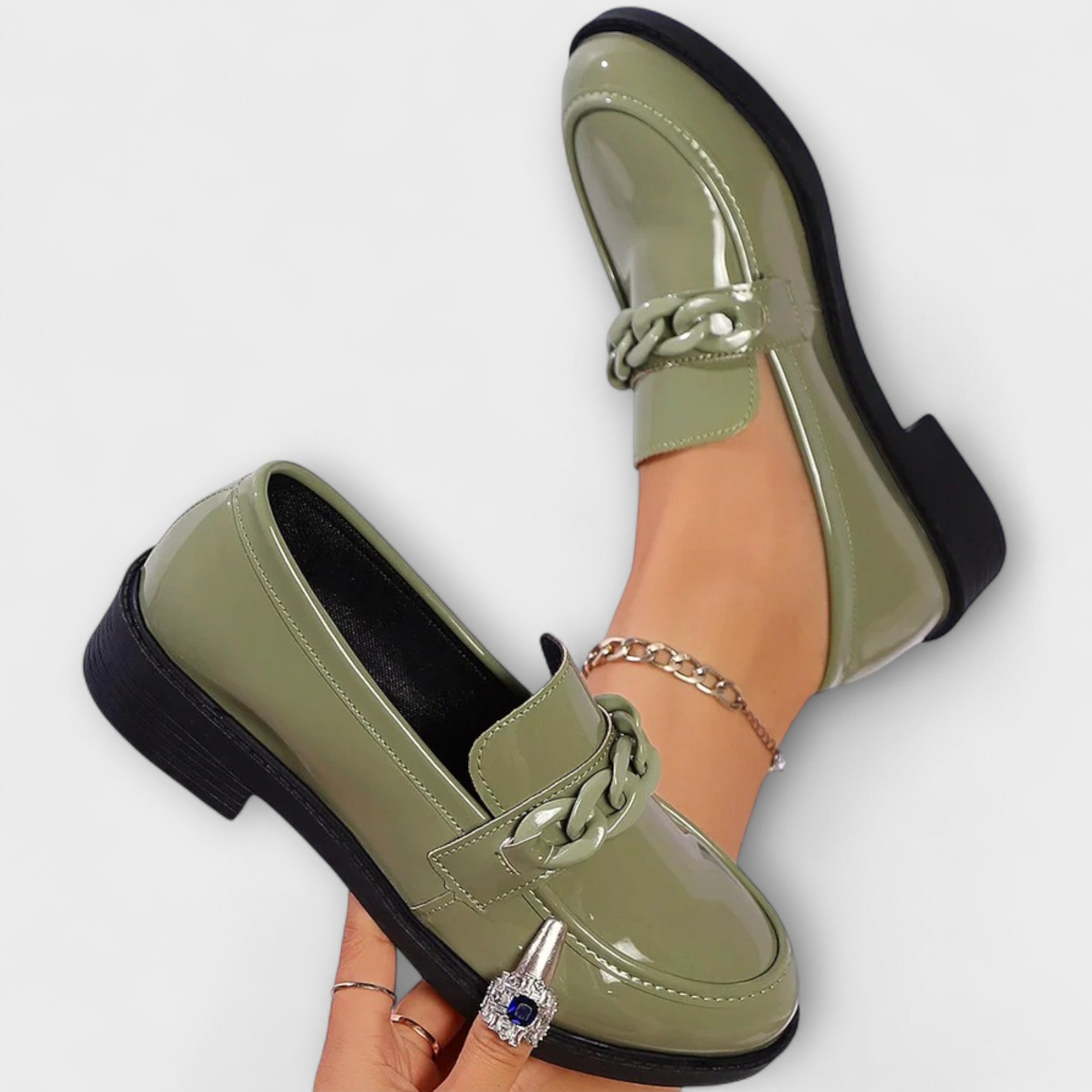 Lumi – Chaussures Bateau Ronde, Loafers Décontractés