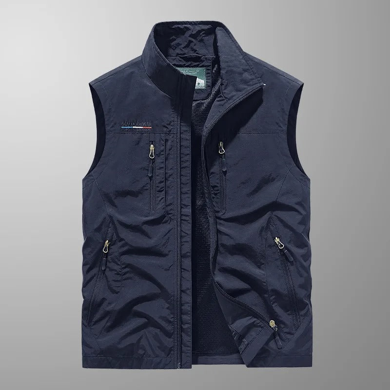 Hermann™ - Gilet cargo léger et respirant avec de multiples poches
