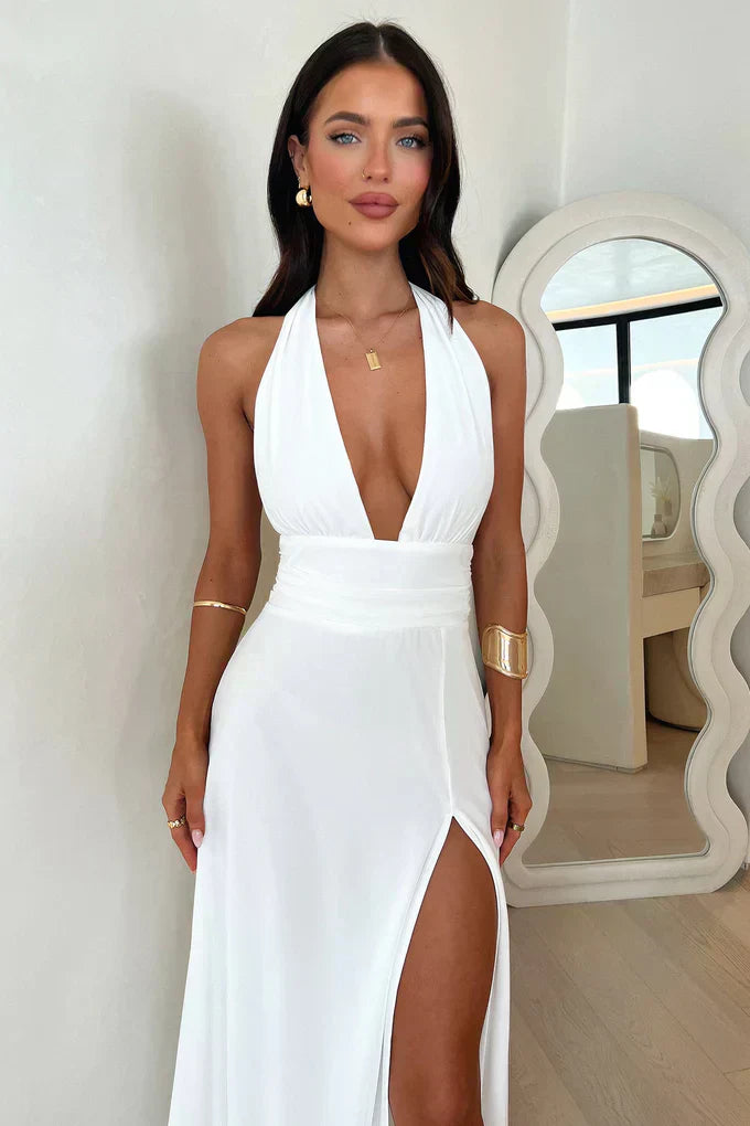 Robe Selene à fente