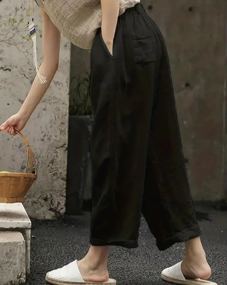 Siena - Confortable Pantalon en Coton