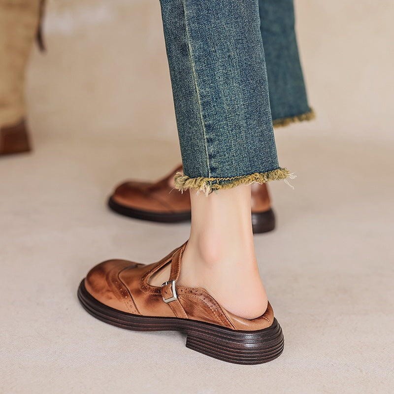 N&K | MARY JANES ÉLÉGANTES EN CUIR