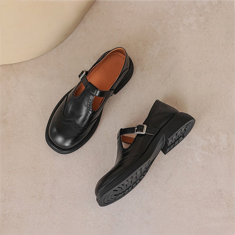 N&K | MARY JANES ÉLÉGANTES EN CUIR