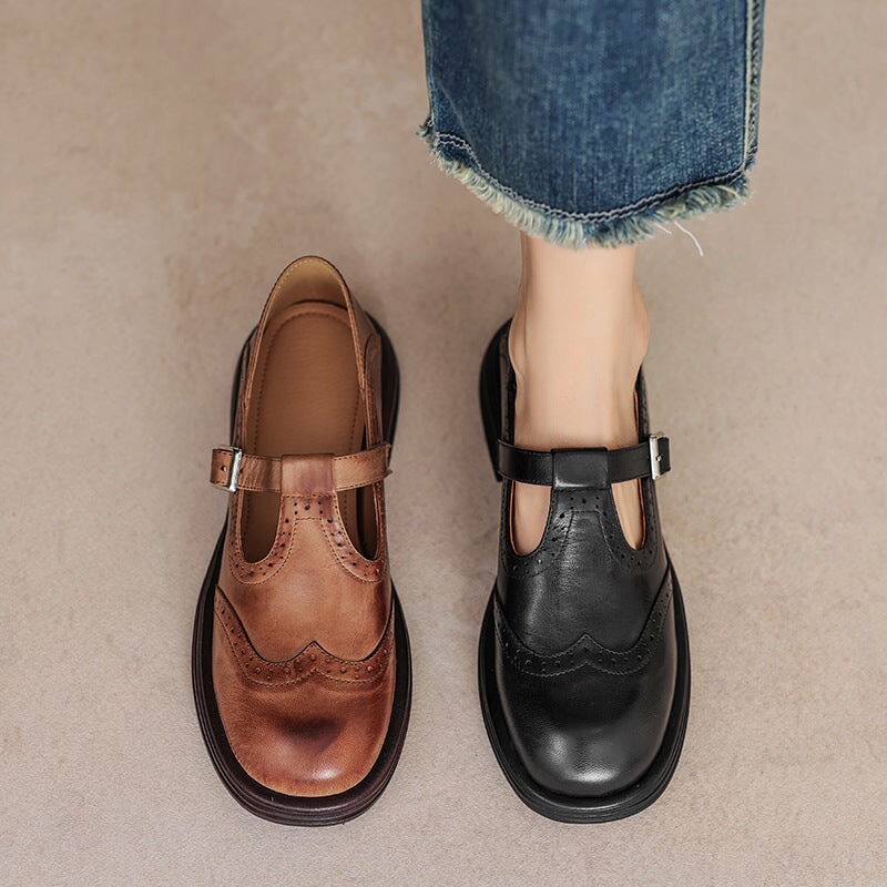 N&K | MARY JANES ÉLÉGANTES EN CUIR