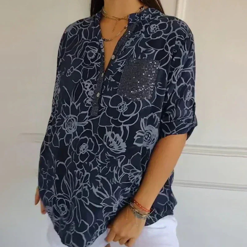 Lotte – chemisier à Imprimé Floral