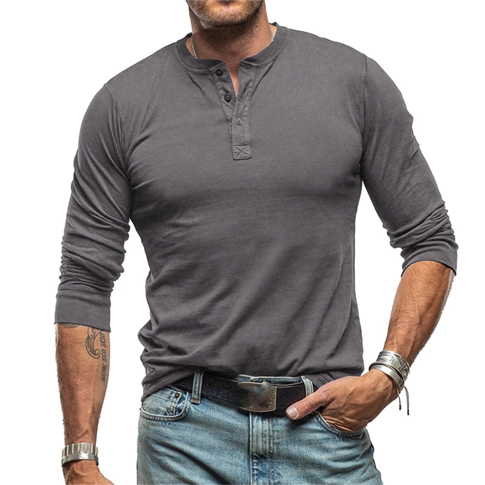 Chemise à manches longues vintage Darell™