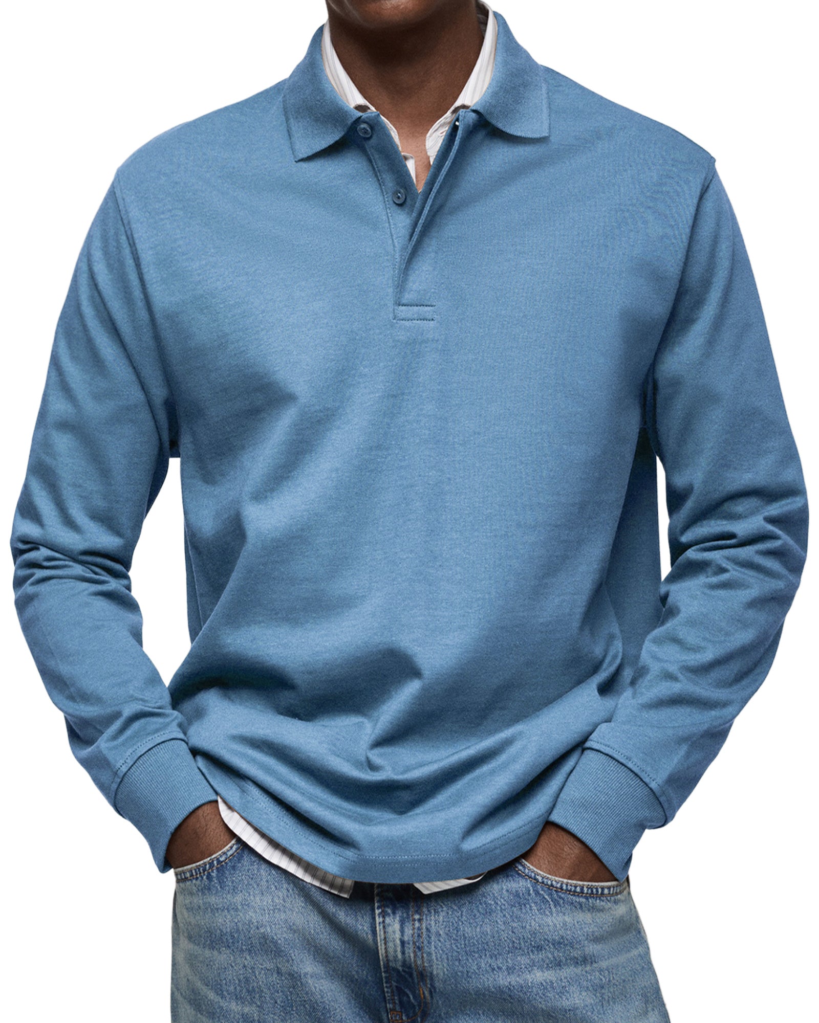 Polo Casual Alexandre™ à Manches Longues
