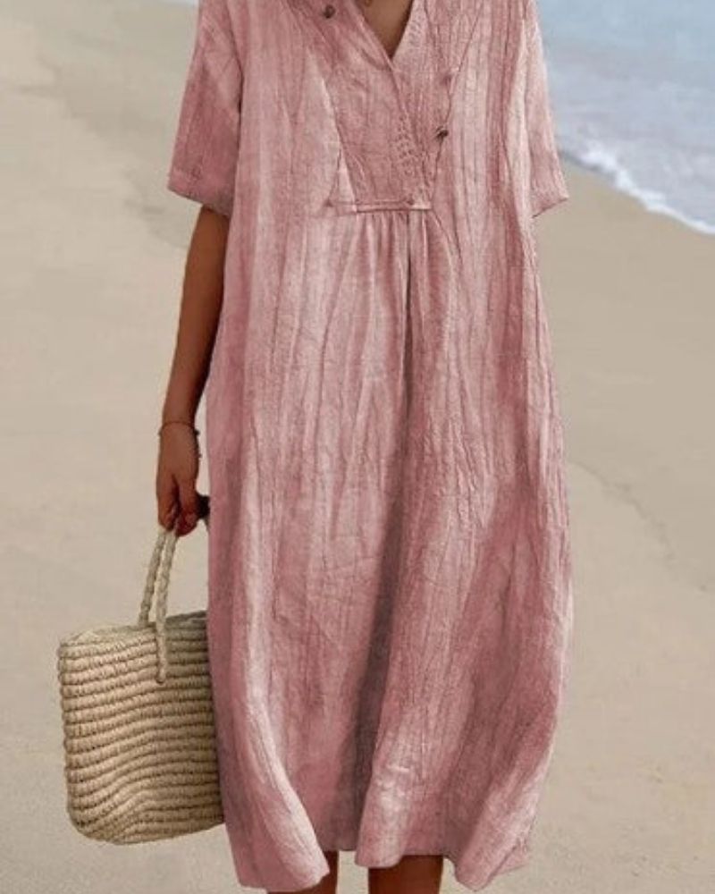 MYKA - LINEN STRAND ROBE