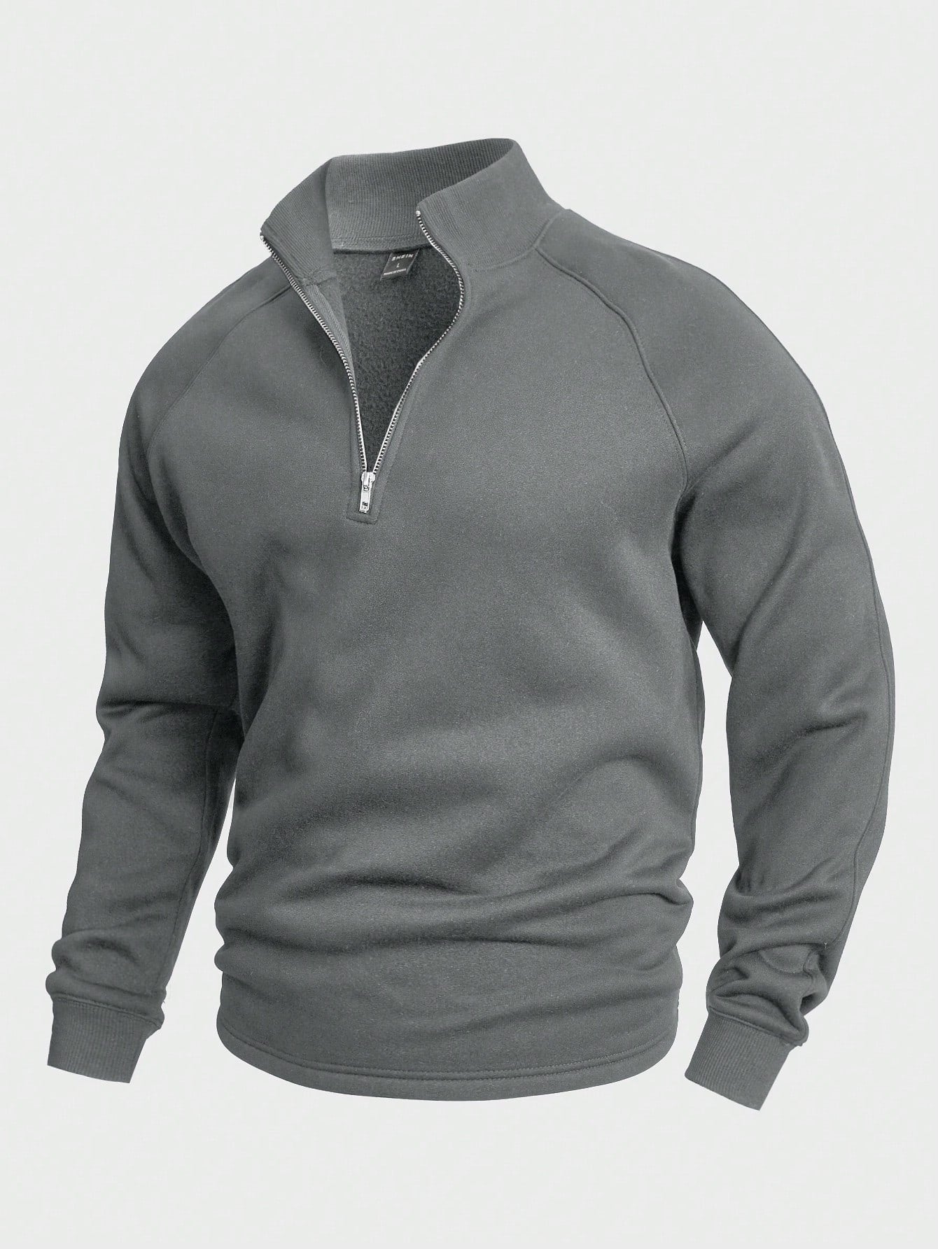 Claude™ | Sweat Casual à Demi-Fermeture Éclair