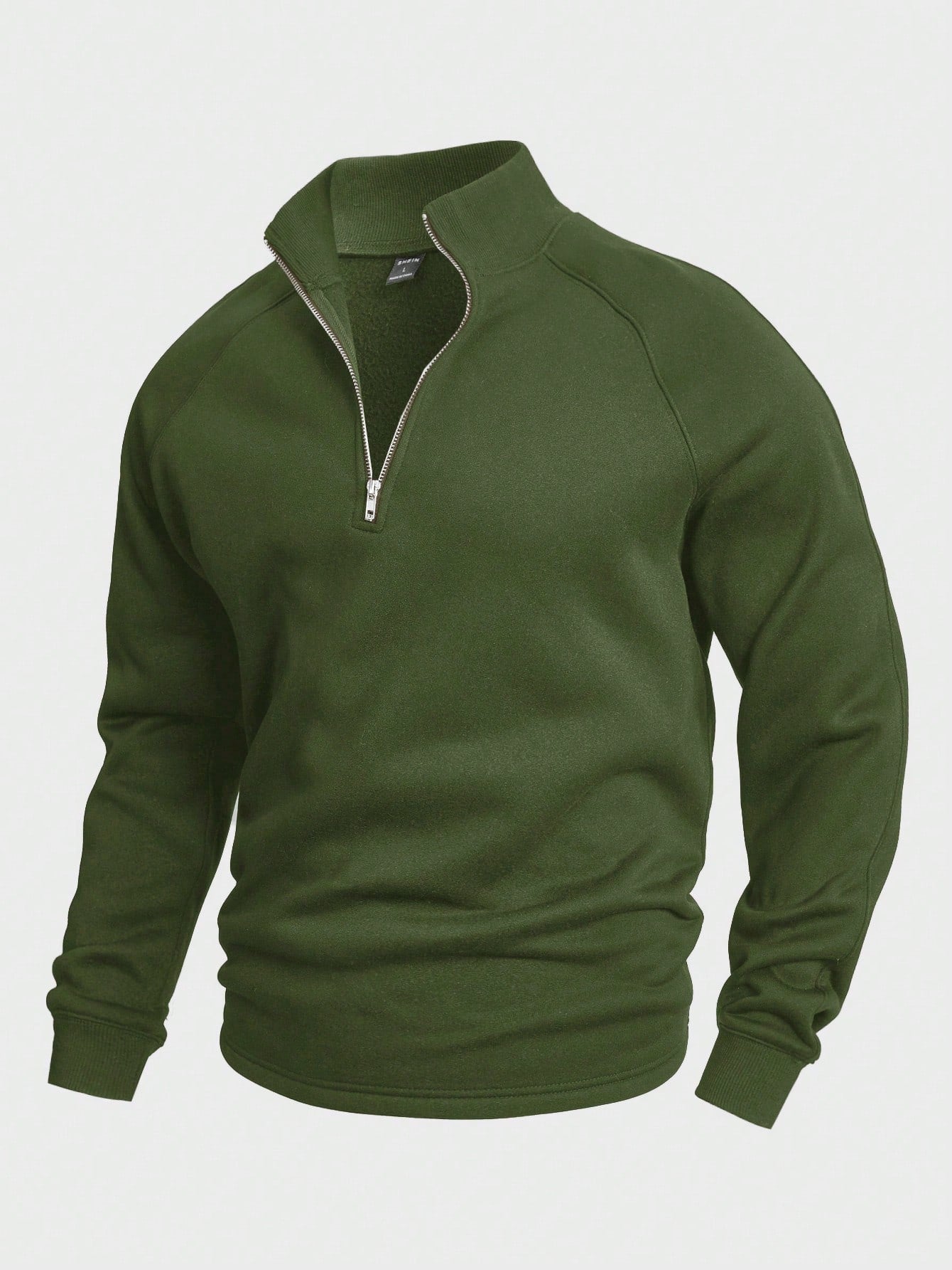 Claude™ | Sweat Casual à Demi-Fermeture Éclair