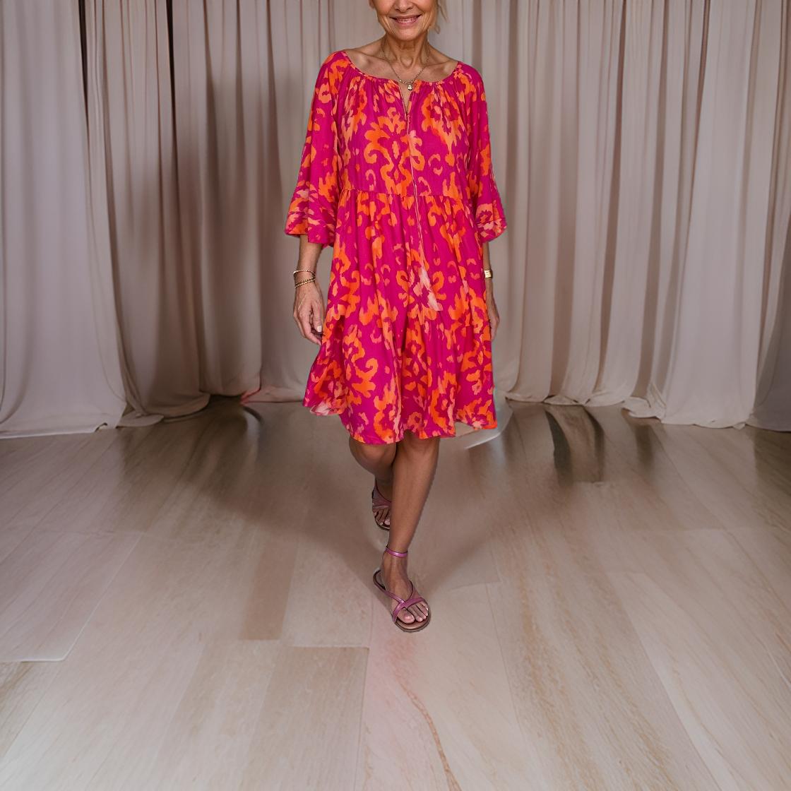 Françoise™ | Robe d'Été Fluide et Lumineuse