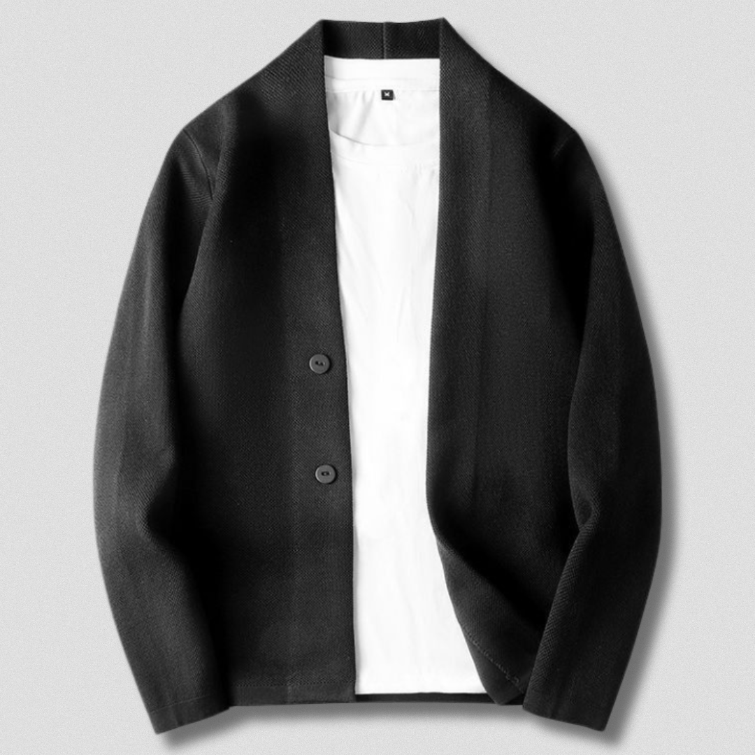 Victor™ | Veste cintrée pour homme en tissu premium