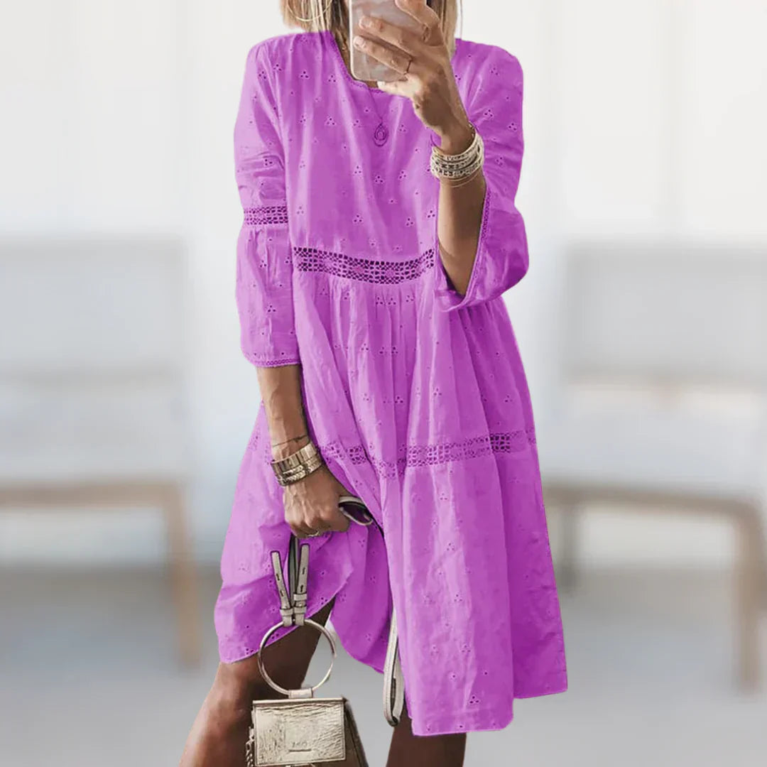 Manon™ | Robe Élégante Brodée