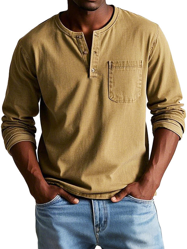 Chemise Vintage Thomas™ à Longues Manches