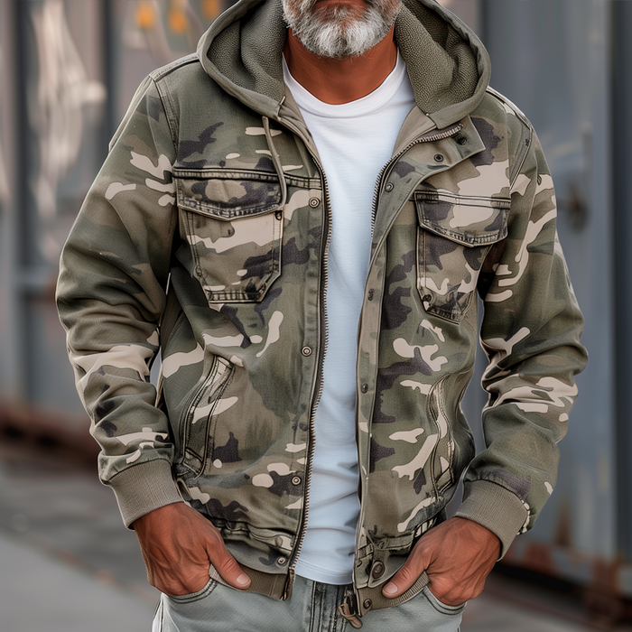 Sam | Veste Camouflage à Motifs