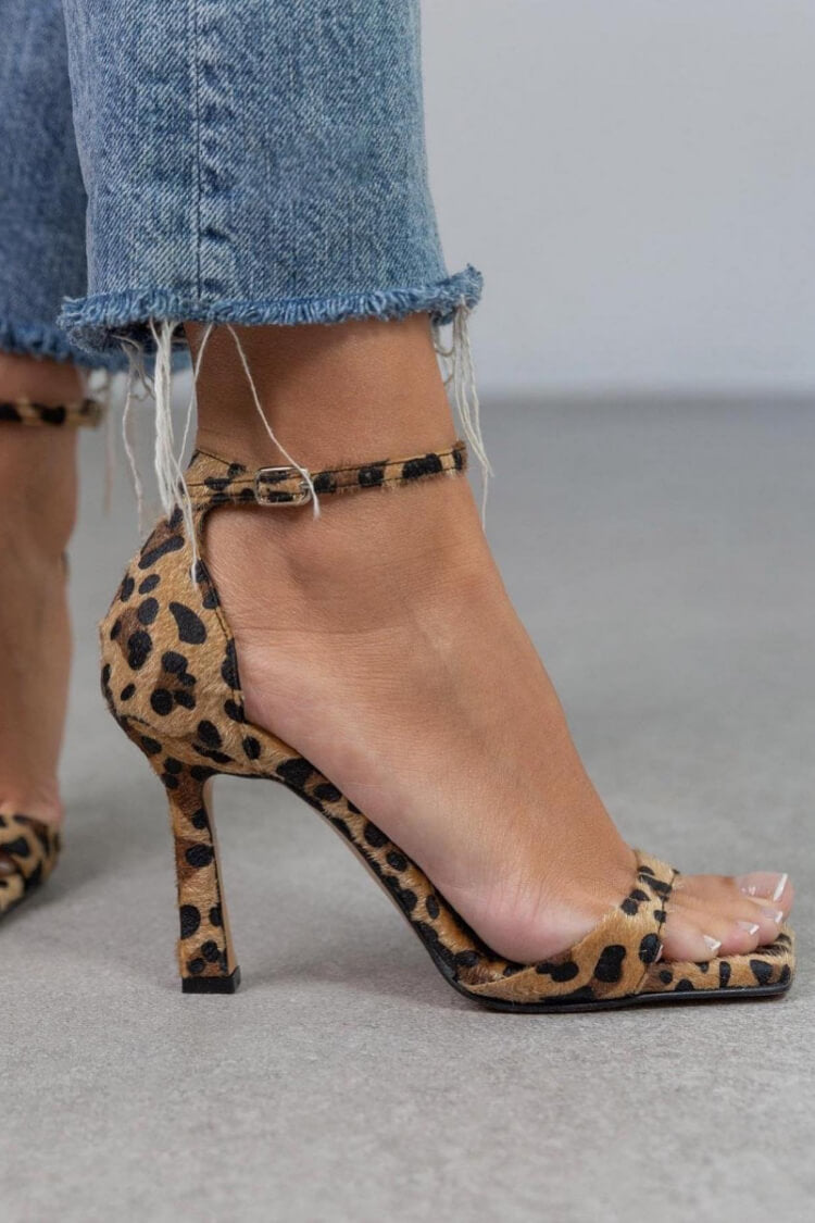 Giulia™ | Sandales à talons hauts avec imprimé animal