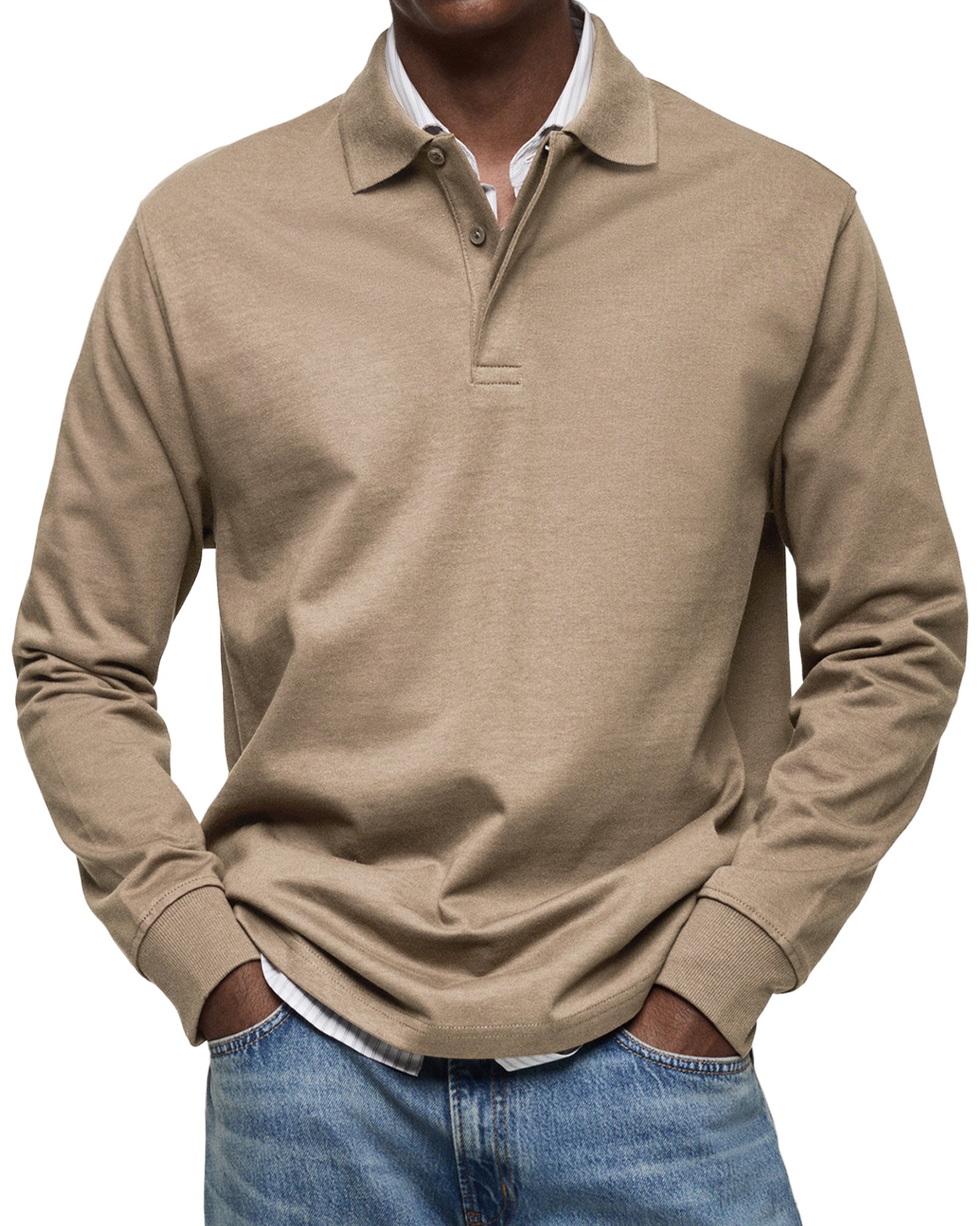 Polo Casual Alexandre™ à Manches Longues