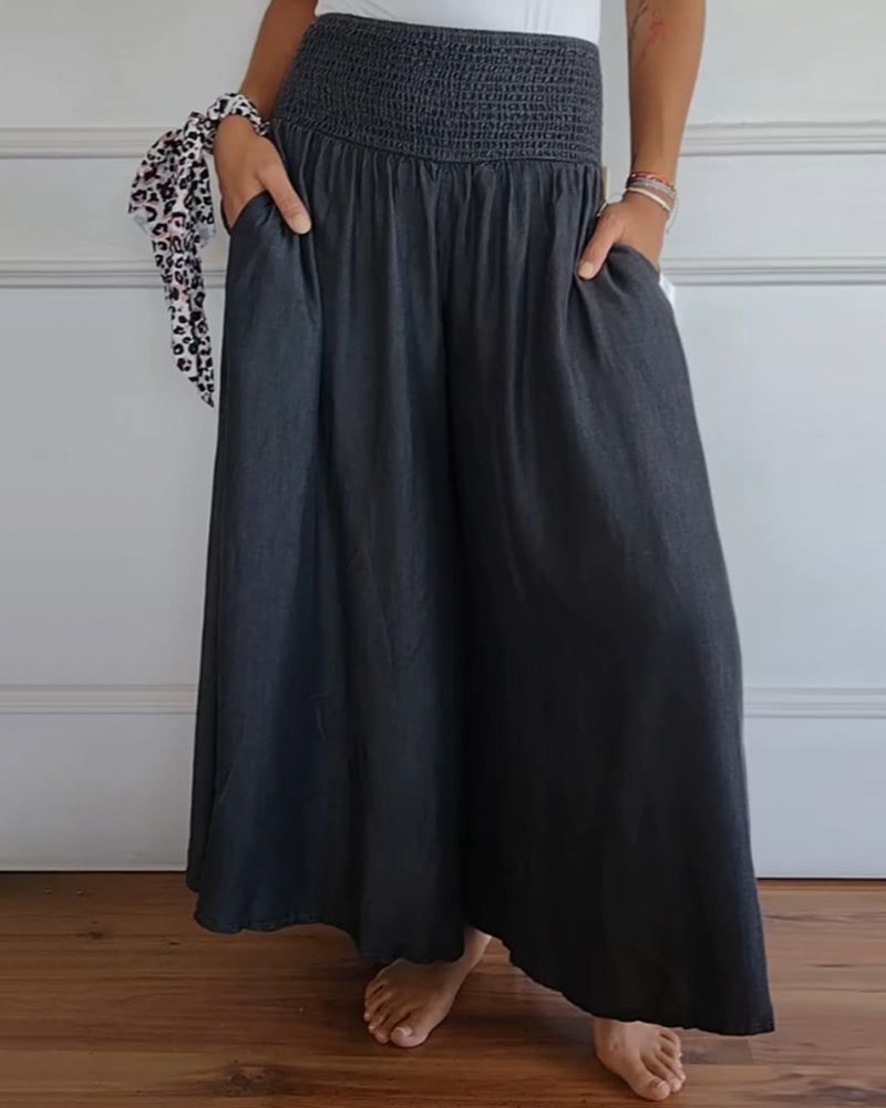 DANSA - PANTALONS CONFORTS AVEC CEINTURE ÉLASTIQUE