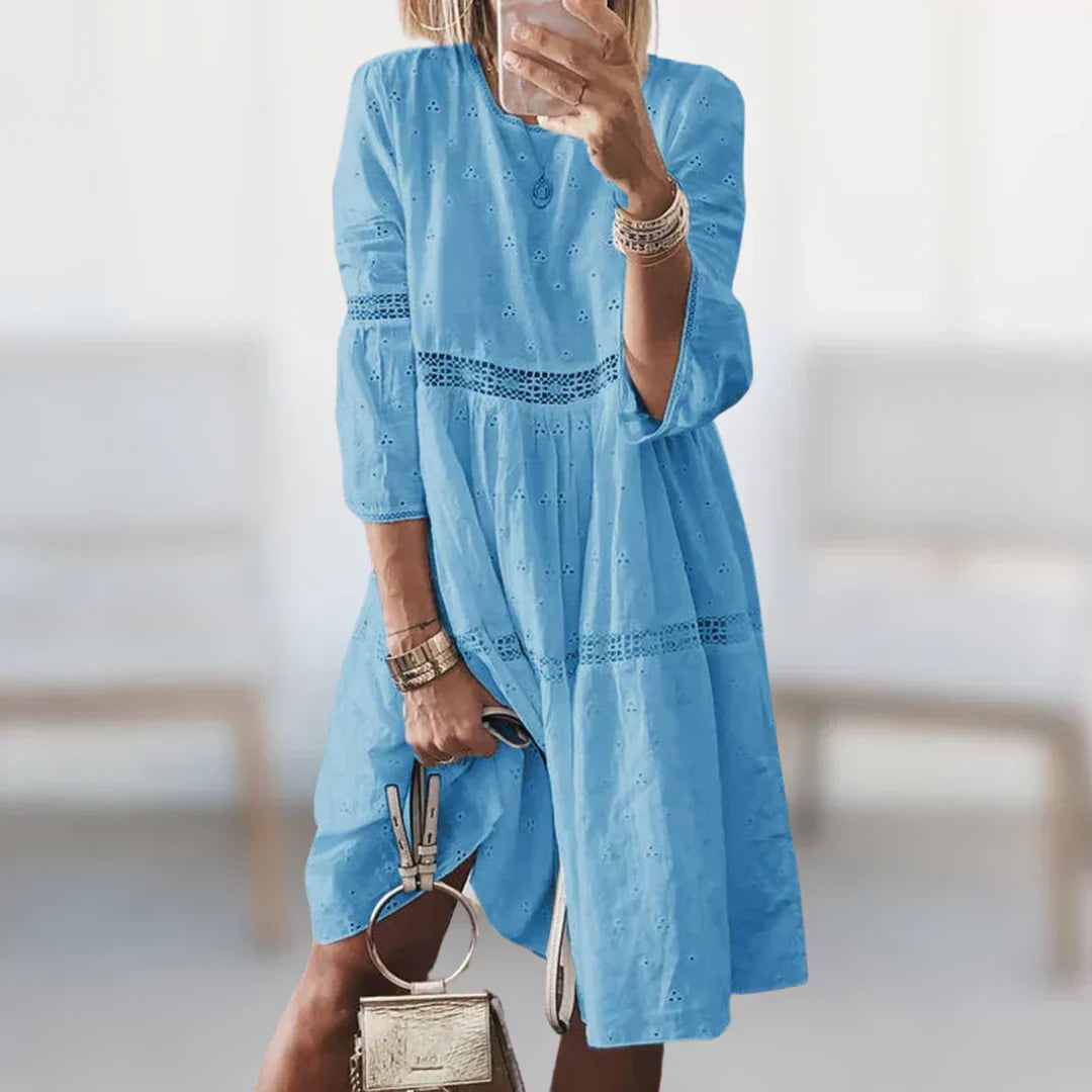 Manon™ | Robe Élégante Brodée