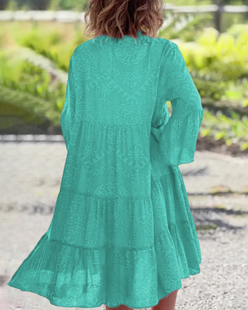 SARA - Robe boho à manches larges