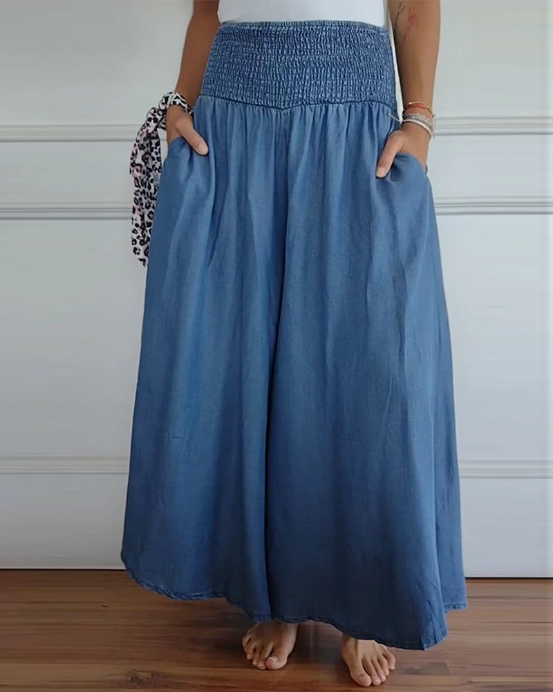 DANSA - PANTALONS CONFORTS AVEC CEINTURE ÉLASTIQUE