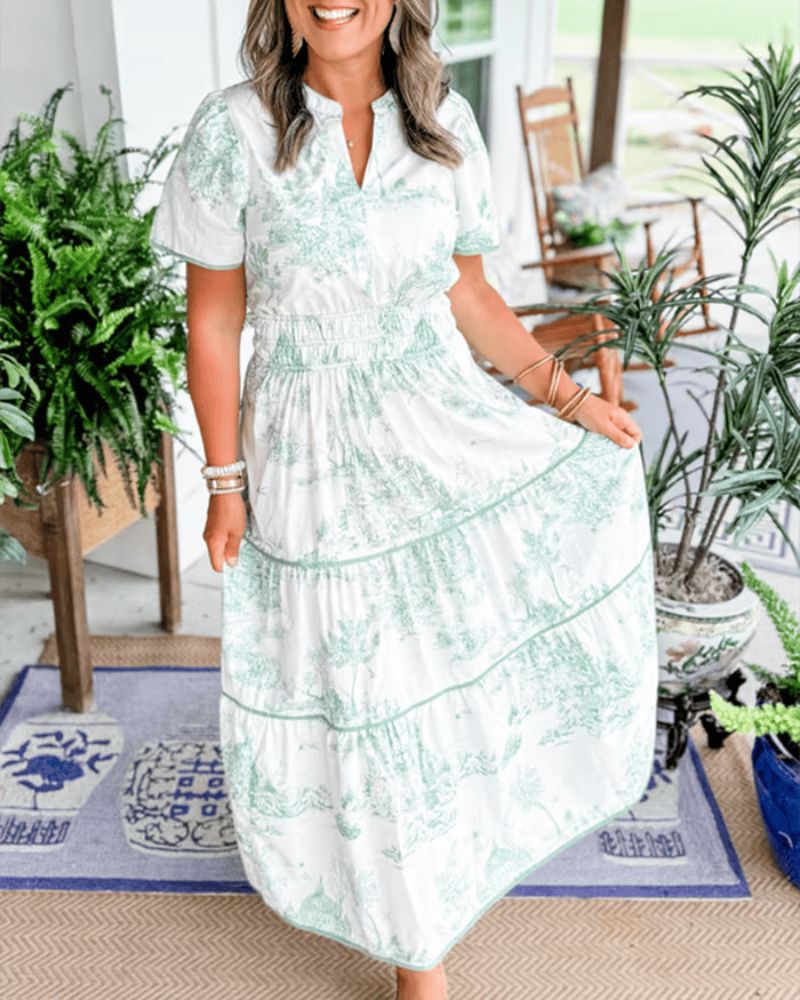 NIDOLI - Imprimé Maxi Robe