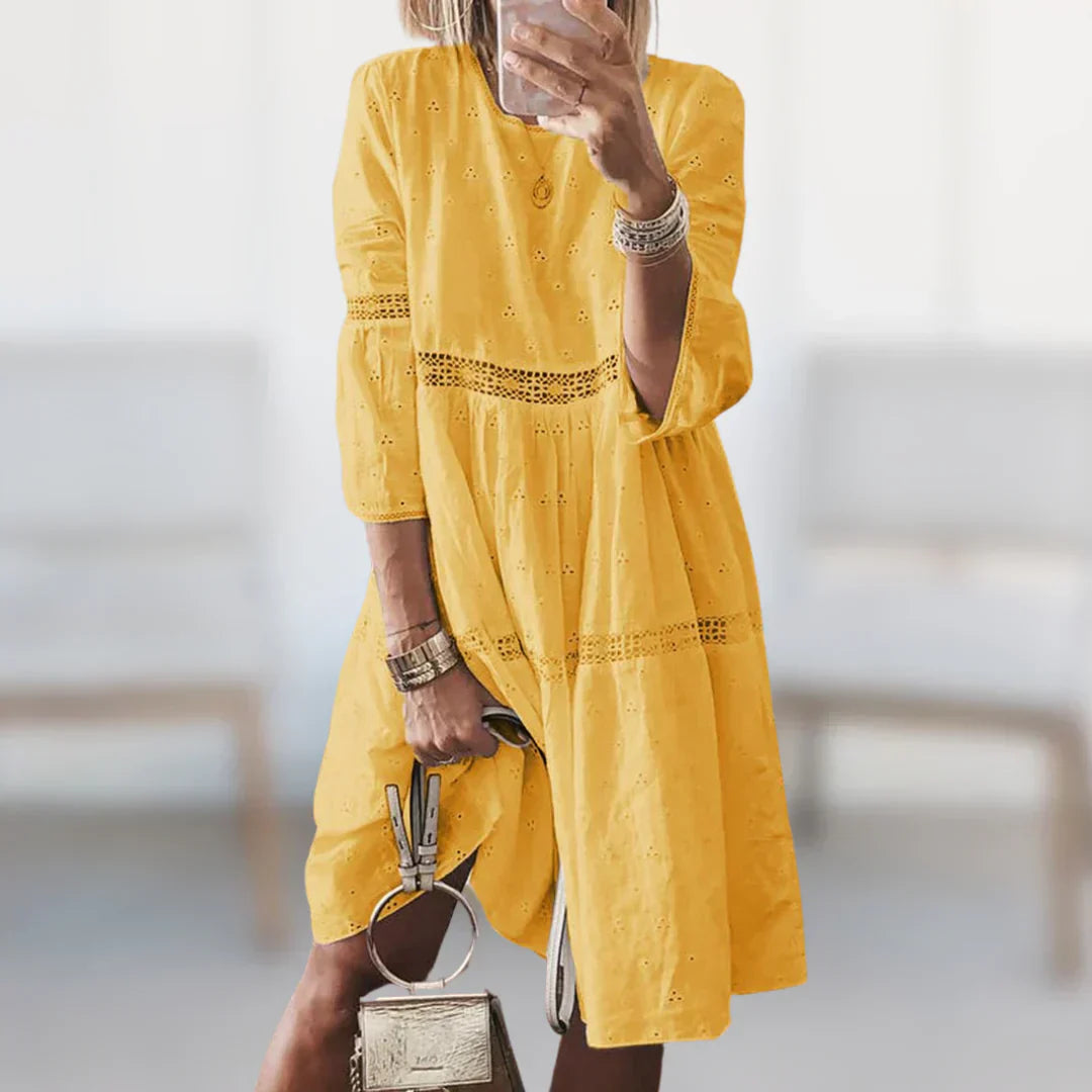 Manon™ | Robe Élégante Brodée