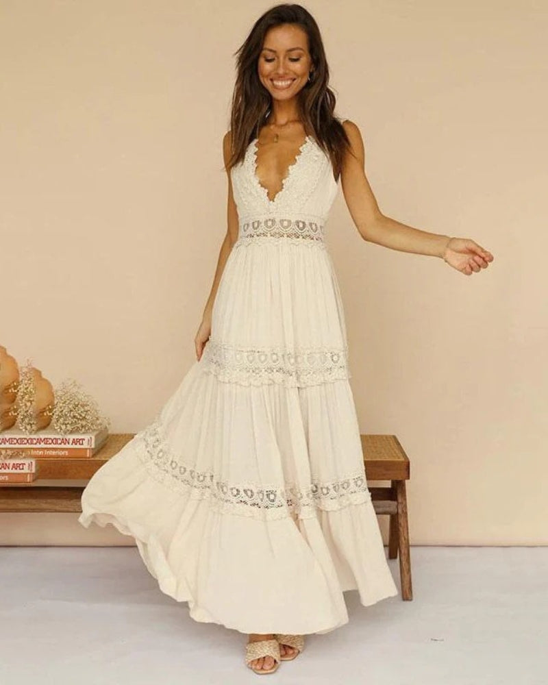 MISNIA - Élégante Robe Maxi