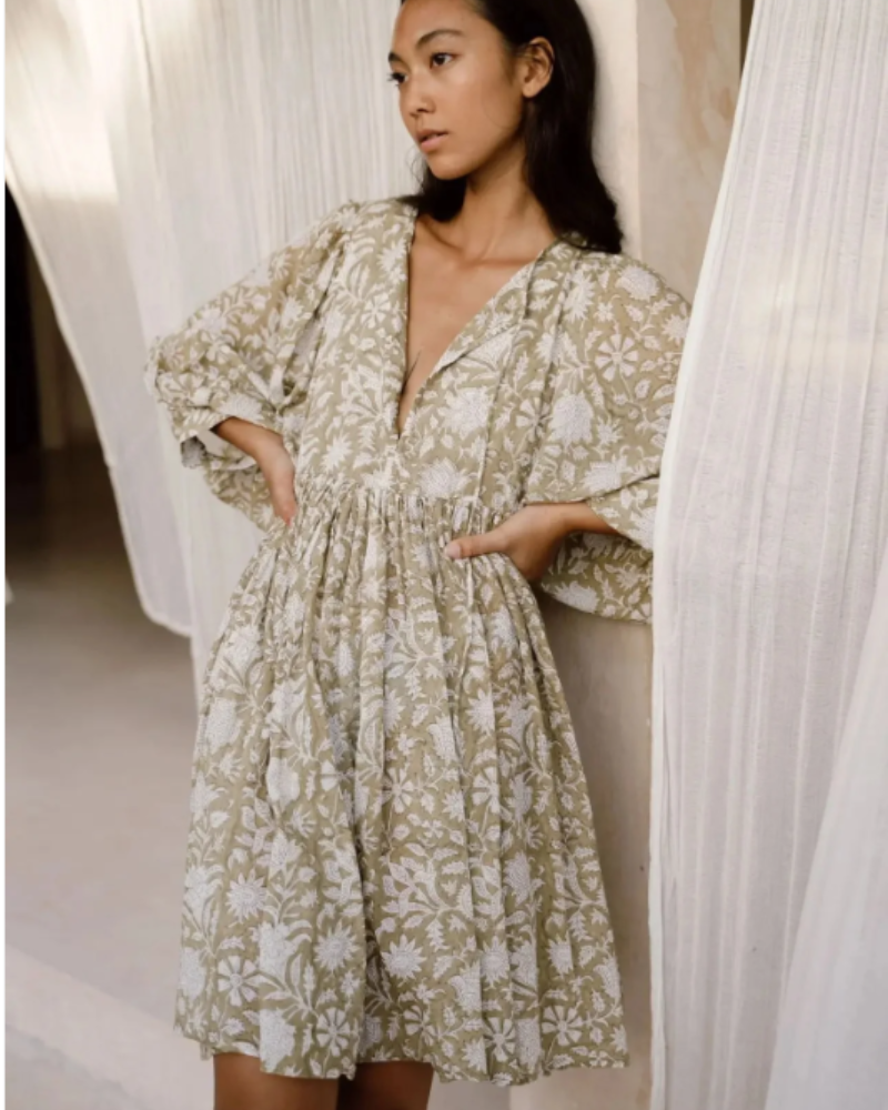 LOURI - Floral Boho Dress
