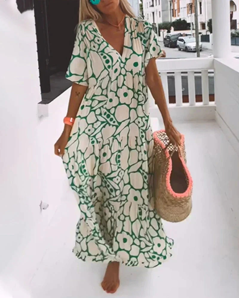 Solène™ | Robe Fleurie Bohème d’Été