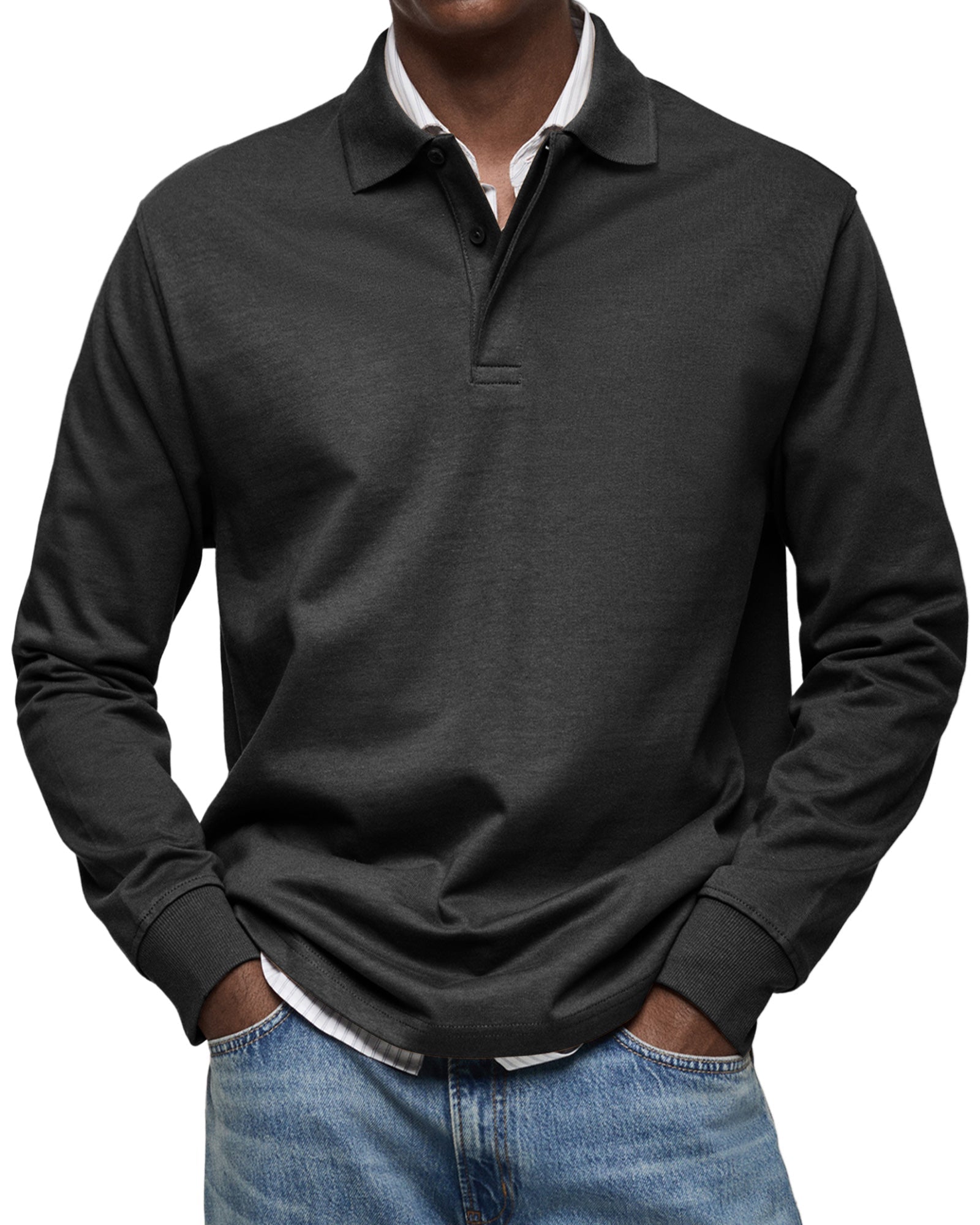 Polo Casual Alexandre™ à Manches Longues