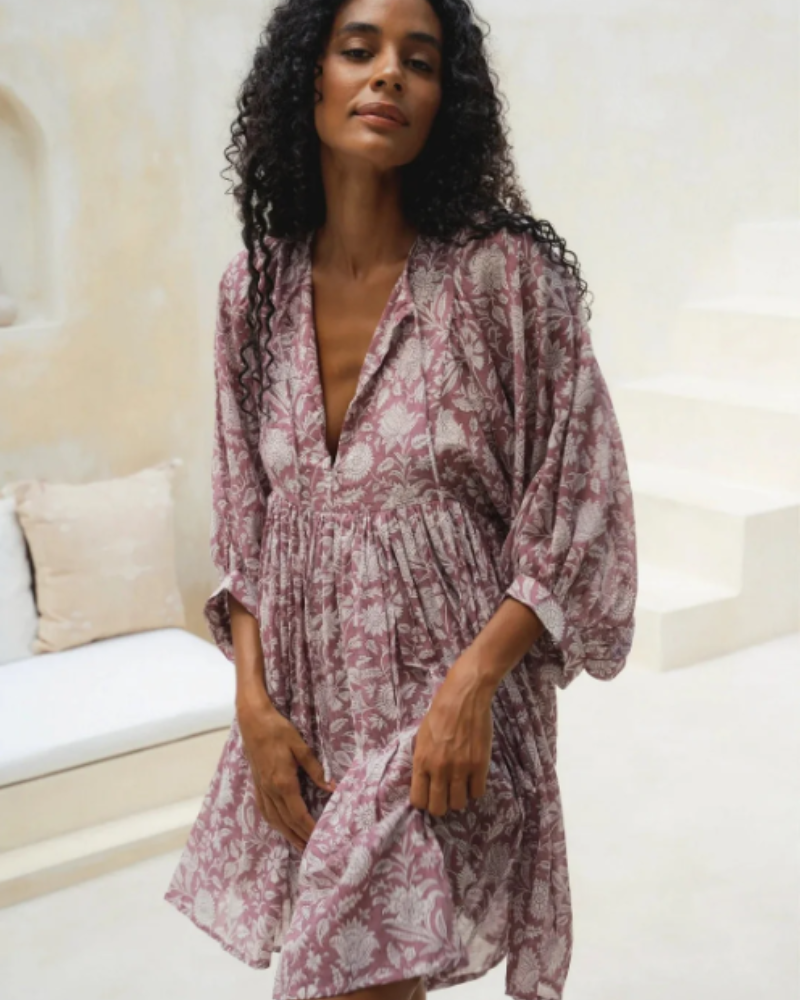 LOURI - Floral Boho Dress
